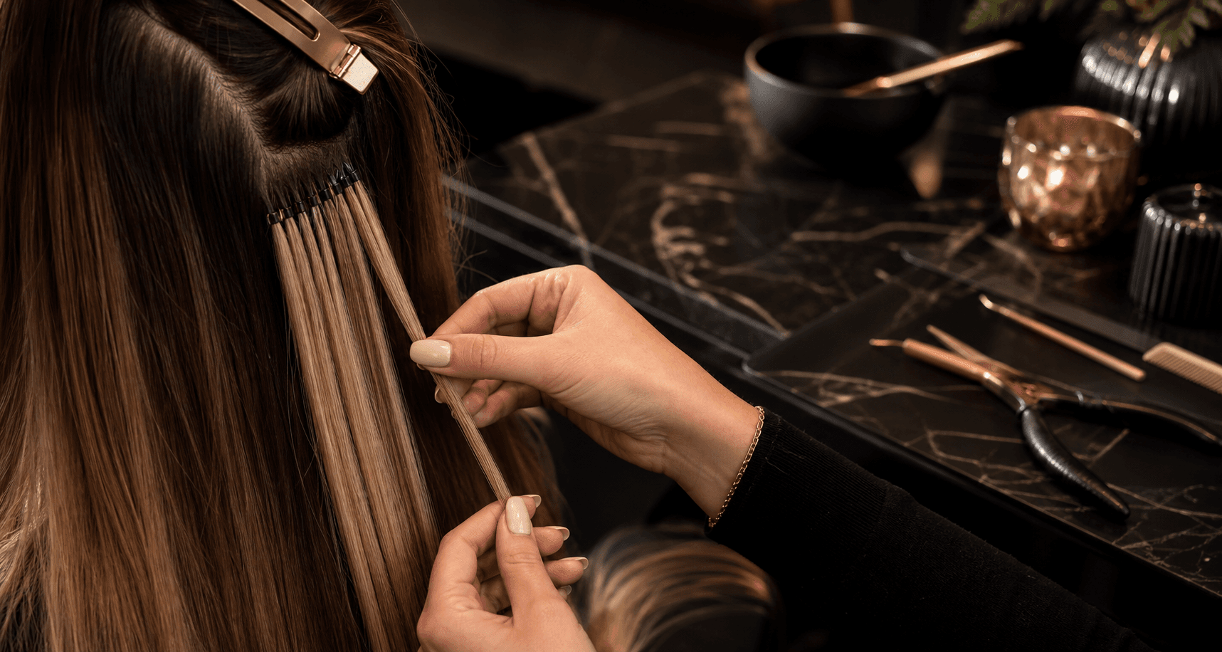 Nano Rings hair extension service
